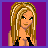 Pixel art contact sheet showing a 3x2 grid of animated frames featuring a cartoon woman in various poses with text reading "im in luv with a STRIPPER" on the bottom two panels.