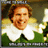 A pixelated image of a smiling person in green and white clothing on the left, with bright blue background and green text reading 'i totally LOVE smiling', 'smiling is', 'my FAVORITE !!!!' on the right.