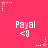A static image with a bright pink background featuring repeated text and star motifs.