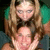 Two people in a close pose with one person behind the other, showing subtle facial expression changes across frames.