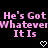 Pixelated pink text on black background with two white heart symbols at bottom, repeating phrases and words.