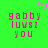Green background with pink pixelated text reading 'gabby luvsz you' and a small heart symbol above the text.