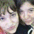 Two people in a pixelated photo on left, blue text 'Alyx and Beth' above equals sign, 'SHOW STOP PERS' below on purple background.