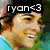 six pixelated images: a smiling person with 'ryan<3', a blue starry background with a plus sign, a Mountain Dew bottle, a blue starry background with an equals sign, a swirling orange background with 'Molly', and a blank gray space