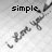 A grayscale animated sequence showing a stylized figure with flowing hair and limbs, accompanied by partial text fragments 'simple', 'as', 'that.', and 'you'