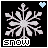 Pixelated snowflake icon with 'snow' text and light blue heart in top-right corner, displayed across showing subtle animation changes