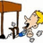 Pixelated cartoon character with yellow hair and blue pants runs past a wooden structure, surrounded by pink text reading 'ANYONE can sprint ... the BEST HURDLES' on black background.