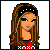 Animated contact sheet of a 3x3 grid showing pixel art frames with character portraits, clothing details, and text elements featuring the word "sexy" surrounded by red hearts.