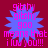 A static image with four identical blue starburst shapes on a red background, each containing pink text.