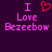 Pixelated text and heart symbol on dark purple background, with red heart icon above 'Love' text.