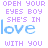 A 4x4 contact sheet of a pixelated animated icon showing repeated text and small heart symbols changing across frames.