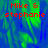 Red text "Mike & stephanie" appears on a blue-green pixelated background with one section grayed out.