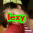 six pixelated images shows a person in a red and white striped shirt with a green headband, displaying changing text and a heart symbol
