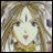 A pixelated anime-style character with long blonde hair and a white face appears on the left side of a contact sheet, next to stylized text reading "Anime IM" and "com" on a black background.