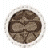 Four circular icons with white borders and a small handbag icon, all static.