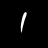 Black background with white handwritten text 'I hate me' and a solid gray square in the bottom right corner.