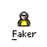Animated contact sheet of a pixel art character in yellow shirt and white helmet with text bubbles showing different phrases across frames on gray background.