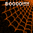 Animated orange pattern with white text 'BOOOO!!!!!' on black background, transitioning to gray