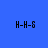 Four display 'H-H-6' text on blue backgrounds with varying light effects