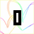 four with a white background and multicolored heart outlines; the top-left shows a black rectangle with a white vertical bar, top-right shows "love" in white text on black, bottom-left shows "drave" in white text on black