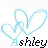 A static image shows six identical light blue heart outlines with the name "Ashley" in black text below each, arranged in a on white background