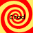 Four identical red and yellow spiral patterns arranged in a , each containing the text 'Chad' at center