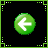 Green circular back arrow icon on black background with green lines, transitioning to text reading WISH MY LIFE HAD ONE OF THOSE in pixelated green font