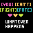 A contact sheet of 18 animated frames from a pixel art buddy icon featuring text and heart symbols with color variations across frames.