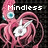 Pixelated pink octopus-like creature with blue eyes and white spiral body, holding a white guitar, displayed in a with text labels