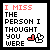 nine pixel-art displays the phrase "I MISS THE PERSON I THOUGHT YOU WERE" with varying text color and heart icon animation states