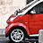 Animated contact sheet showing a red and silver smart car, two white dogs running, and "THE PINK PANTHER" text in pink letters.