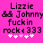 Pixelated text on bright pink background with white and light pink heart symbols below.