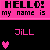 Pixelated text and heart symbols on pink and black backgrounds, with a white heart replacing a pink one in the second frame.