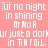 A static image with a pink background displaying repeated white pixelated text in three , including phrases like 'ur no night in shining' and 'ur just a dork in TM foil'