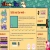 Static pixelated image of a webpage layout with a central teal rectangle, sidebars, and text blocks on a yellow background.