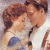 A pixelated image shows two people embracing on the left, with red text "Jack and Rose" on a black background to the right.