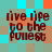 A pixelated of four identical displaying the text "live life to the fullest" in dark red letters against a cyan and orange checkered background