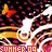 Animated icon with white horse silhouette, orange butterflies, and pink-purple background; text 'SUMMER 09' in yellow on magenta bar at bottom.
