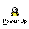Animated contact sheet of a pixel art character in yellow shirt performing power-up sequence with increasing energy effects across 17 frames.