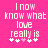 Pixelated text on bright pink background with white hearts below, showing two animation frames where heart positions shift slightly.