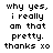 Pixelated text 'why yes, i really am that pretty. thanks xo' displayed in a with shifting pink highlights across individual words