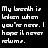 Pixelated white text on black background reads 'My breath is blown when you're near. I hope it never returns.'