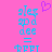 Pixelated blue text on pink background with a purple heart icon above the left text block.