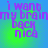 Purple text on a blue-green gradient background reads 'i want my brain back nice' in four identical arranged in a