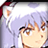Pixelated anime-style character with light purple hair and brown eyes on left, next to black background with white text "Anime IM" and stylized signature on right.