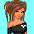 Pixel art contact sheet of six animated character frames with a text box reading "StOp raCisim" on the right, featuring diverse female characters in various outfits against a light blue background.