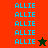 blue 'ALLIE' text on red, brown, and green backgrounds with two star icons, one dark green and one orange