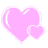 Two pink hearts on white background with green text 'OriginalIcons.com' on dark green ; no visible animation changes
