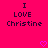 Pixelated text on bright pink background with two identical heart symbols at bottom center.