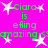Bright pink background with white star shapes and green text reading "Ciara is efing amazing <3amazing" repeated across the image.